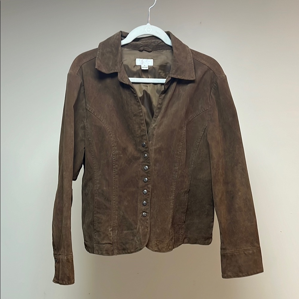 Brown Suede Women's Jacket